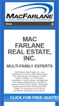 Mobile Screenshot of macfarlanerealestate.com